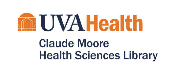 UVA Health Claude Moore Health Sciences Library Logo