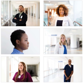 UVA Health Brand photographic style-diversity standards