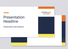 UVA Health School of Medicine PowerPoint template: Yellow Version