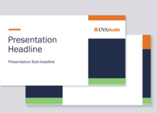UVA Health PowerPoint template: Green Version