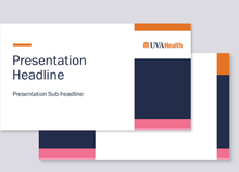 UVA Health Brand PowerPoint template - Red version