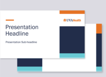 UVA Health PowerPoint template: Turquoise Version